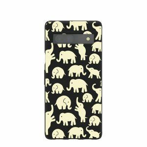 Google Pixel 7a | Black Little Elephants Google Pixel 7a Case