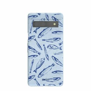 Google Pixel 7a | Powder Blue Fishery Google Pixel 7a Case