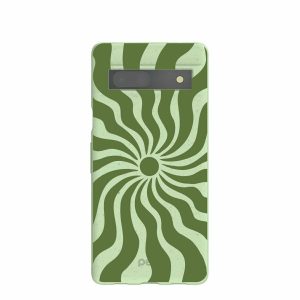 Google Pixel 7a | Sage Green Watermelon Time Warp Google Pixel 7a Case