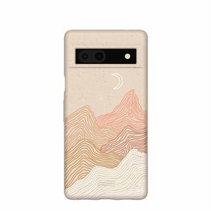 Google Pixel 7a | Seashell Pink Peaks Google Pixel 7a Case