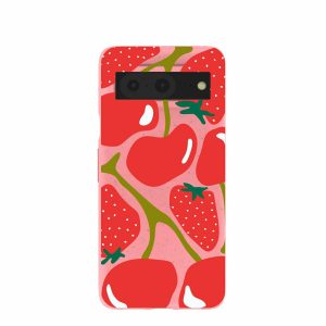 Google Pixel 8 | Bubblegum Pink Cherry Berry Google Pixel 8 Case