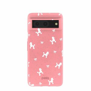 Google Pixel 8 | Bubblegum Pink Poodle and Bows Google Pixel 8 Case