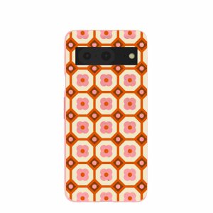 Google Pixel 8 | Bubblegum Pink Retro Tiles Google Pixel 8 Case