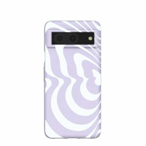 Google Pixel 8 | Lavender Flutter Left Google Pixel 8 Case