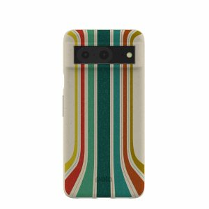 Google Pixel 8 | London Fog Retro Lines Google Pixel 8 Case