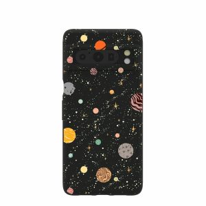 Google Pixel 8 Pro | Black Galactic Glow Google Pixel 8 Pro Case