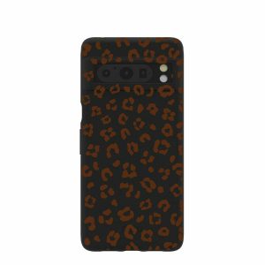 Google Pixel 8 Pro | Black Midnight Leopard Google Pixel 8 Pro Case