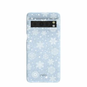 Google Pixel 8 Pro | Powder Blue Let it Snow Google Pixel 8 Pro Case