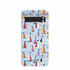 Google Pixel 8 Pro | Powder Blue Sails and Seagulls Google Pixel 8 Pro Case