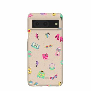 Google Pixel 8 | Seashell 90s Icons Google Pixel 8 Case