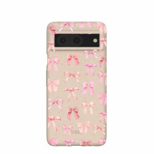 Google Pixel 8 | Seashell Rosy Bows Google Pixel 8 Case