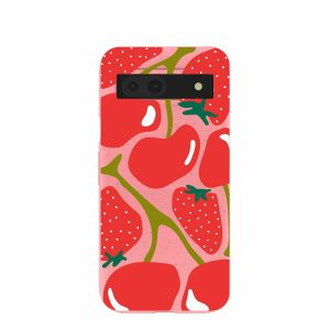 Google Pixel 8a | Bubblegum Pink Cherry Berry Google Pixel 8a Case