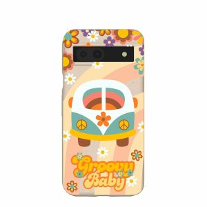 Google Pixel 8a | Seashell Groovy Bus Google Pixel 8a Case