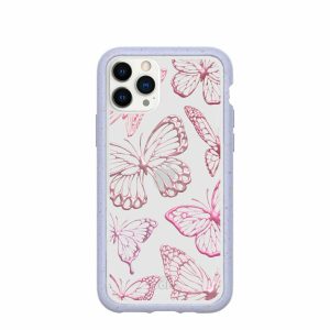 iPhone 11 Pro | Clear Butterfly Effect iPhone 11 Pro Case With Lavender Ridge