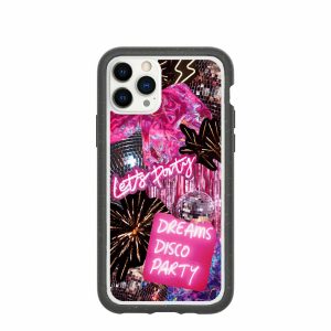 iPhone 11 Pro | Clear Party Time iPhone 11 Pro Case With Black Ridge