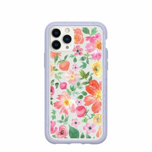 iPhone 11 Pro | Clear Prairie Florals iPhone 11 Pro Case With Lavender Ridge