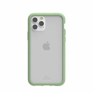 iPhone 11 Pro Max | Clear iPhone 11 Pro Max Case with Sage Green Ridge