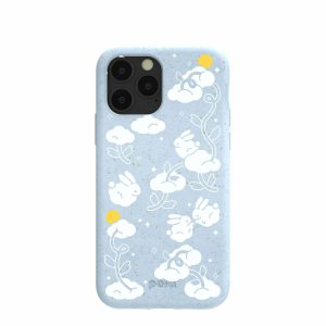 iPhone 11 Pro | Powder Blue Fluffy Flower iPhone 11 Pro Case