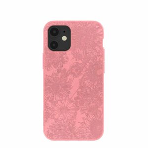 iPhone 12 Pro | Bubblegum Pink Flora iPhone 12/ iPhone 12 Pro Case