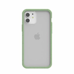 iPhone 12 Pro | Clear iPhone 12/iPhone 12 Pro Case with Sage Green Ridge