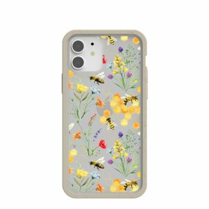 iPhone 12 Pro | Clear Sweet Bees iPhone 12/ iPhone 12 Pro Case With London Fog Ridge