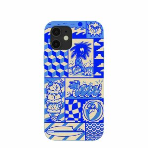 iPhone 12 Pro | Electric Blue Summer Blues iPhone 12/ iPhone 12 Pro Case