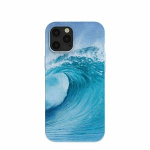 iPhone 12 Pro Max | Powder Blue Big Wave iPhone 12 Pro Max Case