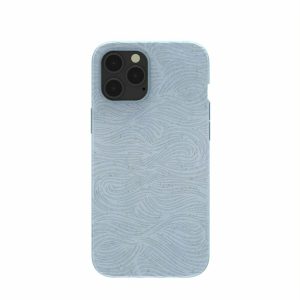 iPhone 12 Pro Max | Powder Blue Ebb and Flow iPhone 12 Pro Max Case