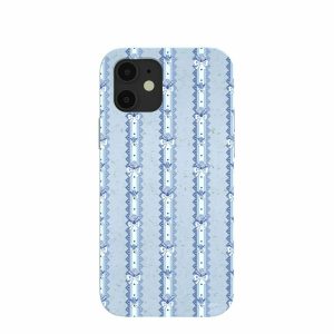 iPhone 12 Pro | Powder Blue Bows and Blossoms iPhone 12/ iPhone 12 Pro Case