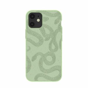 iPhone 12 Pro | Sage Green Snaky iPhone 12/ iPhone 12 Pro Case