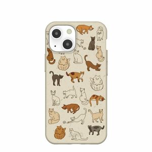 iPhone 13 Mini | London Fog Kitty Cats iPhone 13 Mini Case