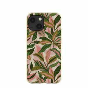 iPhone 13 Mini | London Fog Pink Botanics iPhone 13 Mini Case