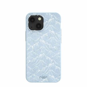 iPhone 13 Mini | Powder Blue Snowy Mountains iPhone 13 Mini Case