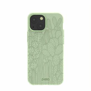 iPhone 13 Mini | Sage Green Cacti iPhone 13 Mini Case