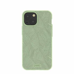 iPhone 13 Mini | Sage Green Lushy Leaves iPhone 13 Mini Case