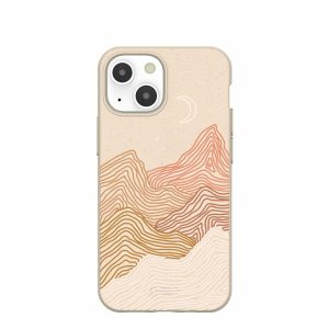 iPhone 13 Mini | Seashell Pink Peaks iPhone 13 Mini Case