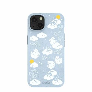 iPhone 13 | Powder Blue Fluffy Flower iPhone 13 Case