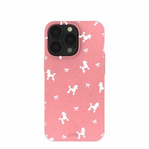 iPhone 13 Pro | Bubblegum Pink Poodle and Bows iPhone 13 Pro Case