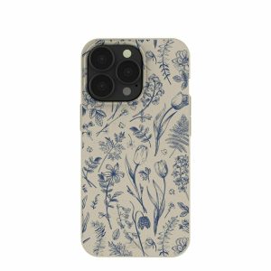 iPhone 13 Pro | London Fog Indigo Bouquet iPhone 13 Pro Case