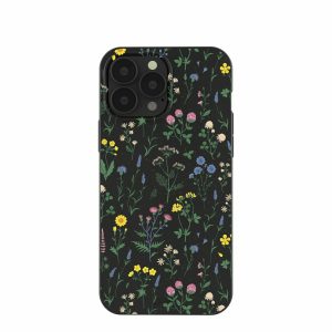 iPhone 13 Pro Max | Black Shadow Blooms iPhone 13 Pro Max Case