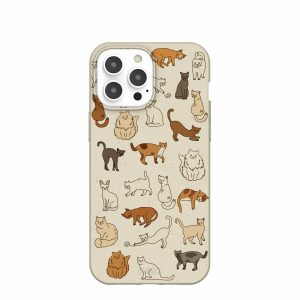 iPhone 13 Pro Max | London Fog Kitty Cats iPhone 13 Pro Max Case