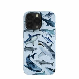 iPhone 13 Pro | Powder Blue Sharks iPhone 13 Pro Case