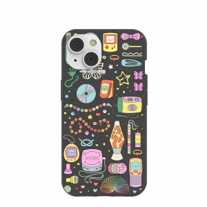 iPhone 14 | Black Nostalgic Charms iPhone 14 Case