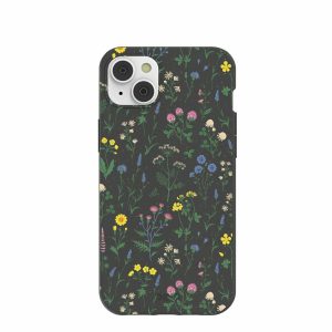 iPhone 14 Plus | Black Shadow Blooms iPhone 14 Plus Case