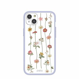 iPhone 14 Plus | Clear Floral Vines iPhone 14 Plus Case With Lavender Ridge