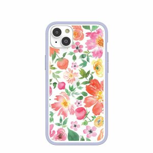 iPhone 14 Plus | Clear Prairie Florals iPhone 14 Plus Case With Lavender Ridge