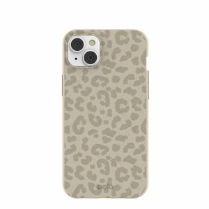 iPhone 14 Plus | London Fog Sand Leopard iPhone 14 Plus Case