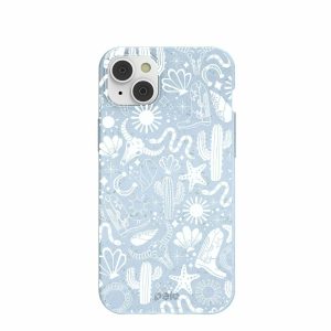 iPhone 14 Plus | Powder Blue Coastal Rodeo iPhone 14 Plus Case