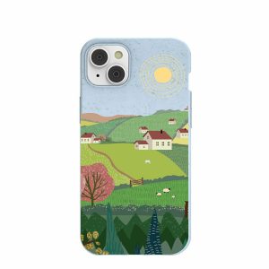 iPhone 14 Plus | Powder Blue Sunny Countryside iPhone 14 Plus Case