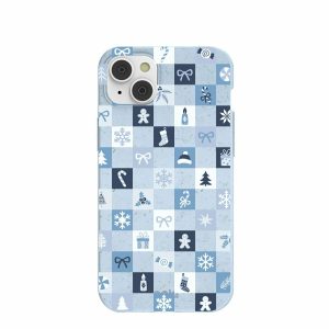 iPhone 14 Plus | Powder Blue Winter Quilt iPhone 14 Plus Case